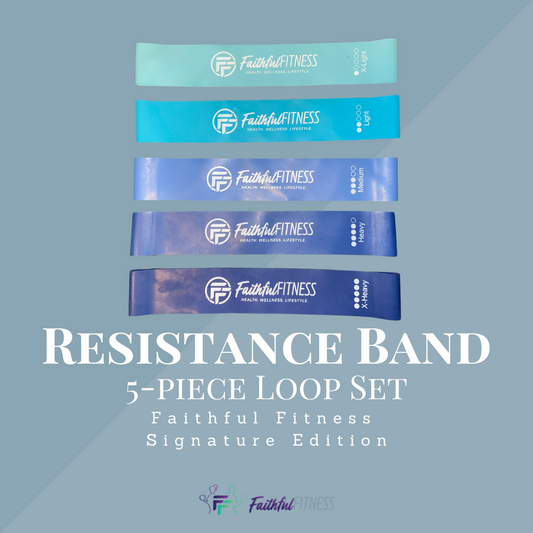 5-Piece Resistance Band Loop Set