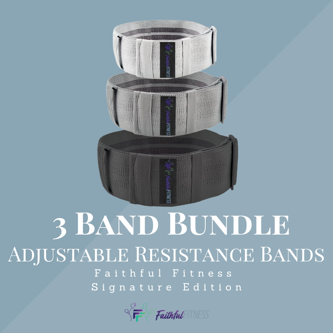 3 BAND BUNDLE - FFHWL Signature Edition Adjustable Resistance Bands