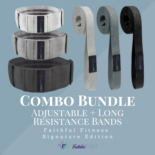 Combo Bundle - Adjustable + Long Resistance Bands