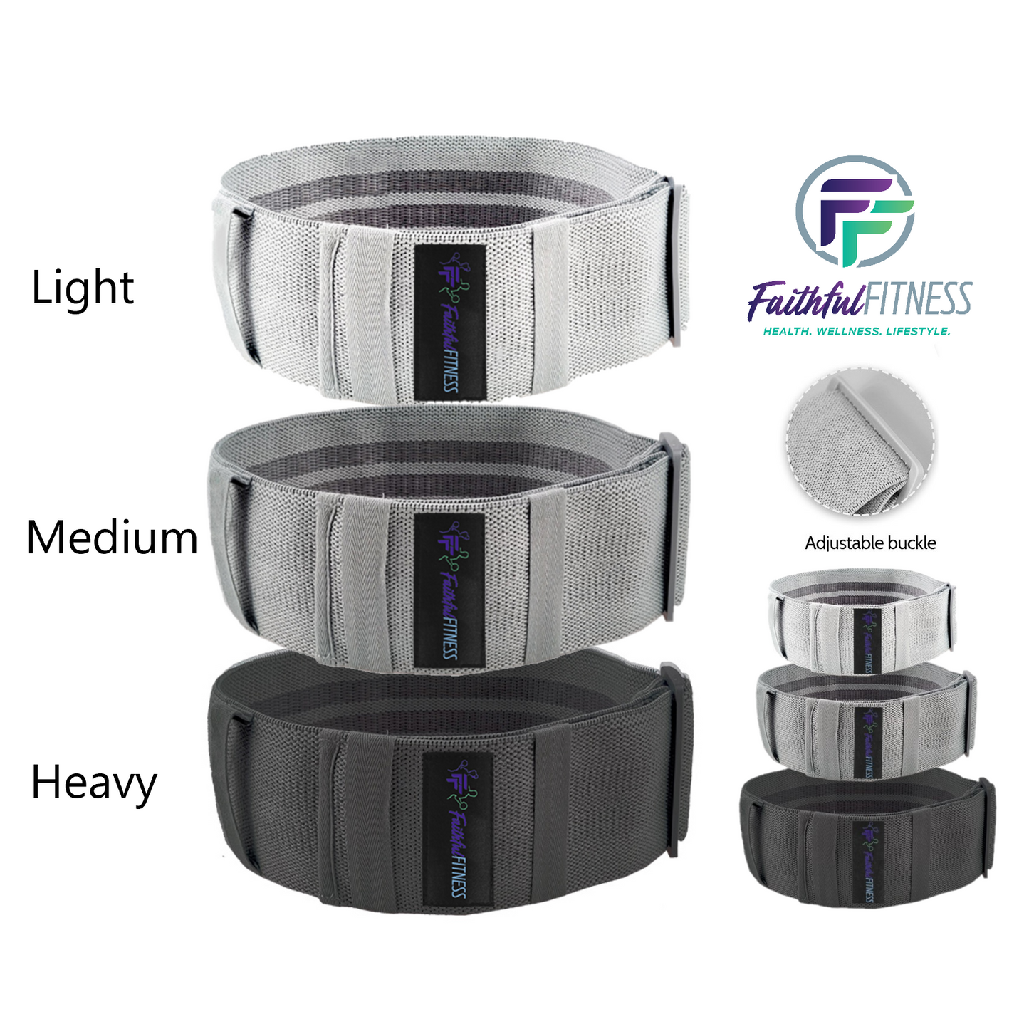 SINGLE BAND - FFHWL Signature Edition Adjustable Resistance Bands