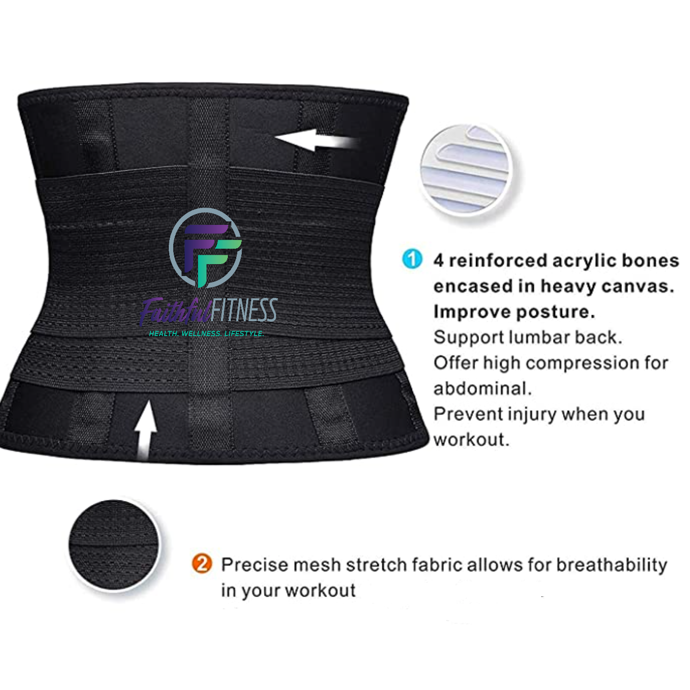 Waist and Lower Back Support Belt