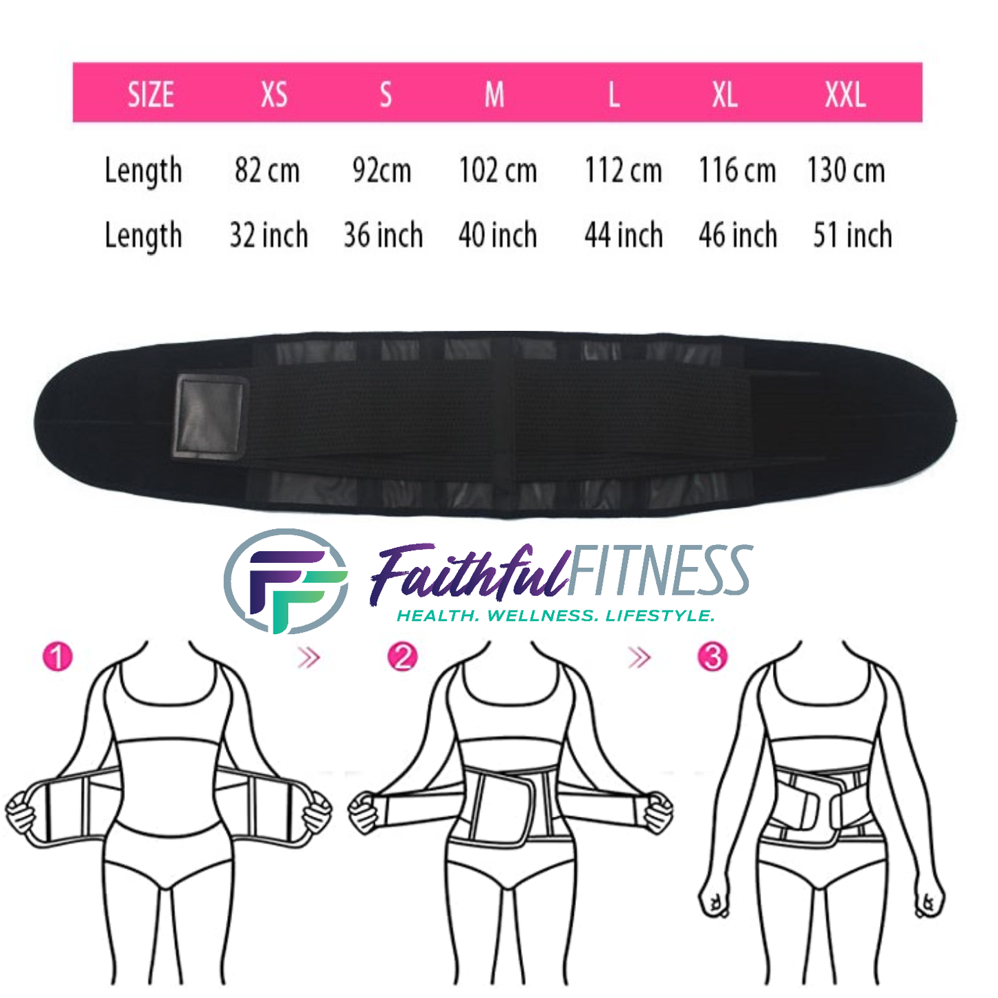 Waist and Lower Back Support Belt